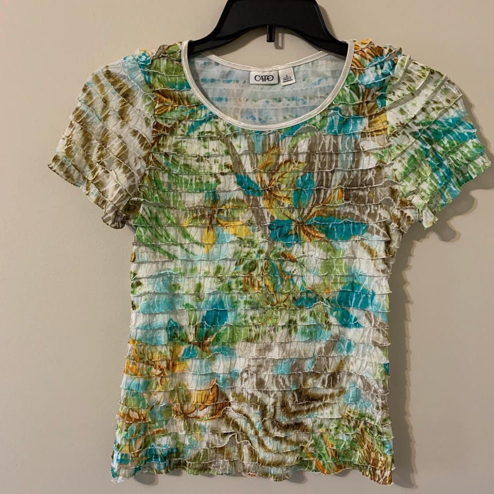 CATO Short Sleeve Top size Small